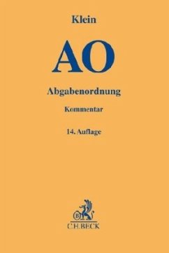 Abgabenordnung (AO), Kommentar - Klein, Franz
