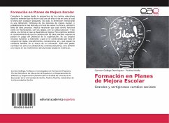 Formación en Planes de Mejora Escolar - Gallego-Domínguez, Carmen;Murillo, Paulino