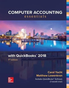 MP Computer Accounting Essentials Using QuickBooks 2018 - Yacht, Carol; Lowenkron, Matthew