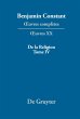 ¿uvres complètes, XX, De la Religion,... - Bild 1
