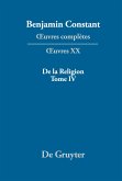 ¿uvres complètes, XX, De la Religion, considérée dans sa source, ses formes et ses développements, Tome IV