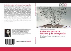 Relación entre la lectura y la ortografía - Sanmiguel Guerra, Yadira Elizabeth