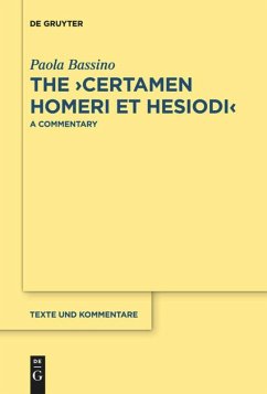 The ¿Certamen Homeri et Hesiodi¿ - Bassino, Paola
