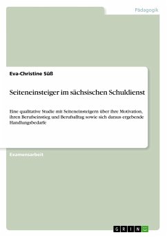 Seiteneinsteiger im sächsischen Schuldienst - Süß, Eva-Christine