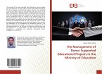 The Management of Donor Supported Educational Projects in the Ministry of Education