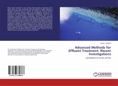 Advanced Methods for Effluent Treatment- Recent Investigations
