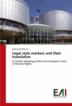 Legal style markers and their translation