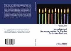 Sol-gel Optical Nanocomposites For Display Device Applications
