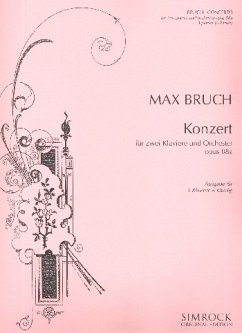 Konzert für zwei Klaviere und Orchester. Klavierauszug für 3 Klaviere