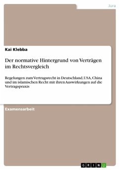 Der normative Hintergrund von Verträgen im Rechtsvergleich (eBook, ePUB) - Klebba, Kai
