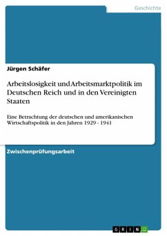 Arbeitslosigkeit und Arbeitsmarktpolitik im Deutschen Reich und in den Vereinigten Staaten (eBook, ePUB)