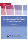 Generalised Summation-by-Parts Operators and Entropy Stability of Numerical Methods for Hyperbolic Balance Laws (eBook, PDF)
