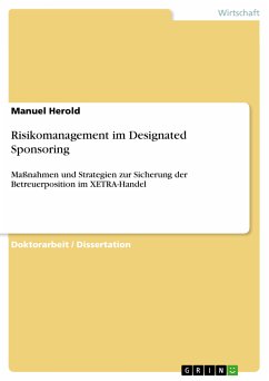 Risikomanagement im Designated Sponsoring (eBook, ePUB)