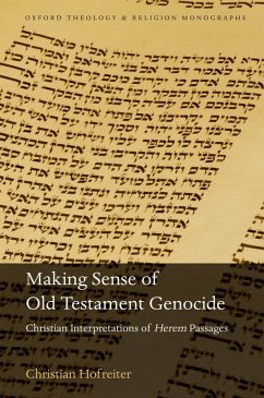 Making Sense of Old Testament Genocide (eBook, ePUB) - Hofreiter, Christian