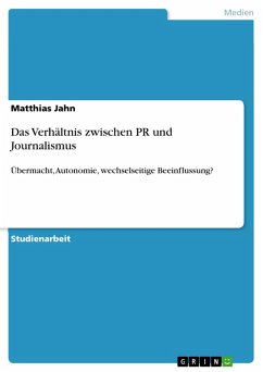Das Verhältnis zwischen PR und Journalismus (eBook, ePUB)