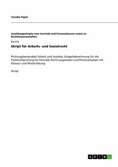 Cover Skript für Arbeits- und Sozialrecht (eBook, ePUB)