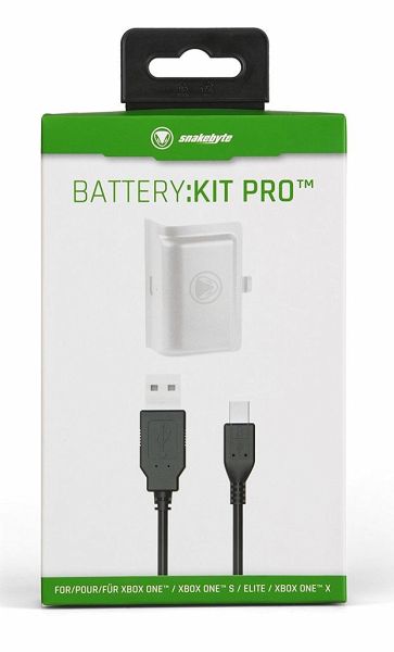 snakebyte BATTERY:KIT PRO, Akku für Xbox One + Elite Controller, weiss -  Portofrei bei bücher.de kaufen