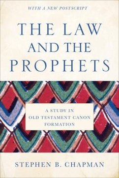 The Law and the Prophets - Chapman, Stephen B