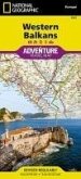 National Geographic Adventure Map Touristische Karte Western Balkans