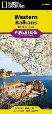 Cover National Geographic Adventure Map Touristische Karte Western Balkans