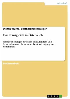 Finanzausgleich in Österreich (eBook, ePUB) - Wurm, Stefan; Unterweger, Berthold