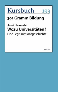 Wozu Universitäten? (eBook, ePUB) - Nassehi, Armin