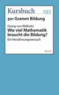 Cover Wie viel Mathematik braucht die Bildung? (eBook, ePUB)