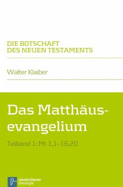 Das Matthäusevangelium (eBook, PDF) - Klaiber, Walter