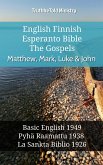 English Finnish Esperanto Bible - The Gospels - Matthew, Mark, Luke & John (eBook, ePUB)