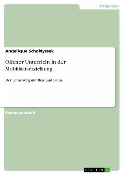 Cover Offener Unterricht in der Mobilitätserziehung (eBook, ePUB)