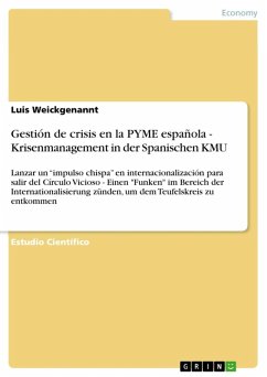 Gestión de crisis en la PYME española - Krisenmanagement in der Spanischen KMU (eBook, ePUB)
