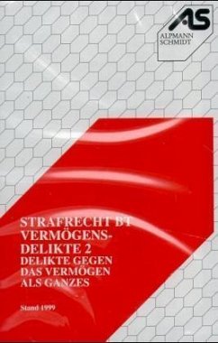 Vermögensdelikte, 1 Cassette. Tl.2 / Strafrecht BT, Cassetten