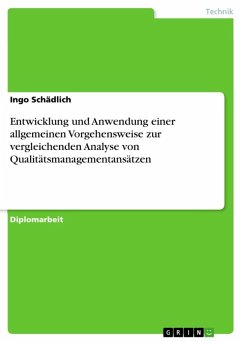 Entwicklung und Anwendung einer allgemeinen Vorgehensweise zur vergleichenden Analyse von Qualitätsmanagementansätzen (eBook, ePUB)