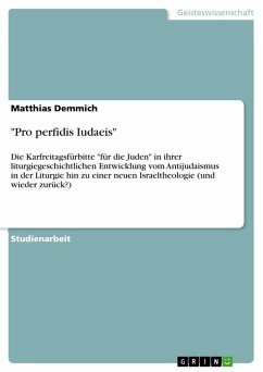 "Pro perfidis Iudaeis" (eBook, ePUB)
