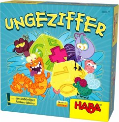 HABA 303628 - Ungeziffer, Rechen-Memospiel