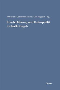 Kunsterfahrung und Kulturpolitik im Berlin Hegels (eBook, PDF)