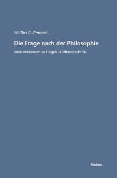 Die Frage nach der Philosophie (eBook, PDF) - Zimmerli, Walther C.