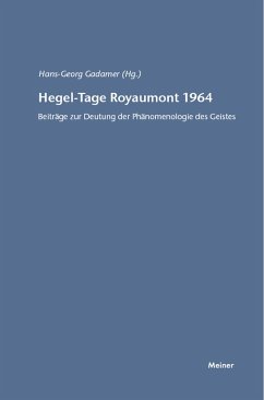 Hegel-Tage Royaumont 1964 (eBook, PDF)