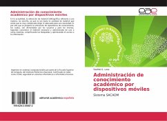 Administración de conocimiento académico por dispositivos móviles