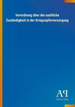 Verordnung über die sachliche Zuständigkeit in der Kriegsopferversorgung