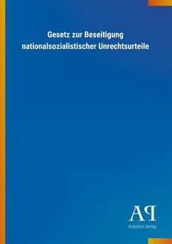 Gesetz zur Beseitigung nationalsozialistischer Unrechtsurteile