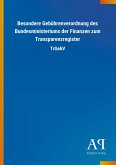 Besondere Gebührenverordnung des Bundesministeriums der Finanzen zum Transparenzregister