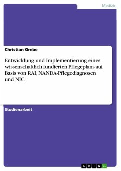 Dokumentation der Entwicklung und Implementierung eines wissenschaftlich fundierten Pflegeplans auf der Basis des Resident Assessment Instruments (RAI), NANDA-Pflegediagnosen und der Nursing Intervention Classification (NIC) (eBook, ePUB)