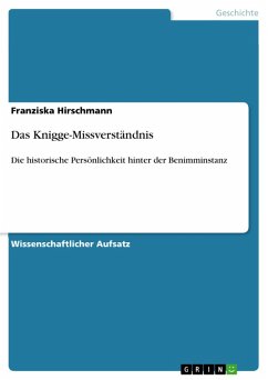 Das Knigge-Missverständnis (eBook, ePUB) - Hirschmann, Franziska