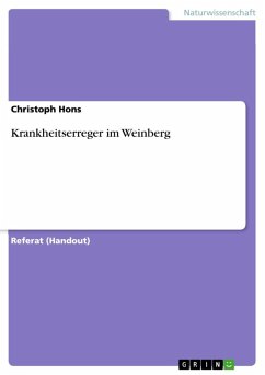 Krankheitserreger im Weinberg (eBook, ePUB)