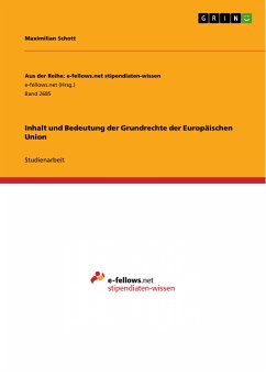 Inhalt und Bedeutung der Grundrechte der Europäischen Union (eBook, PDF) - Schott, Maximilian