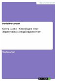 Georg Cantor - Grundlagen einer allgemeinen Mannigfaltigkeitslehre (eBook, ePUB)