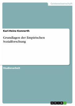 Grundlagen der Empirischen Sozialforschung (eBook, ePUB) - Konnerth, Karl-Heinz