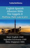 English Spanish Albanian Bible - The Gospels II - Matthew, Mark, Luke & John (eBook, ePUB)