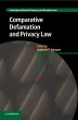 Comparative Defamation and Privacy Law - Bild 1